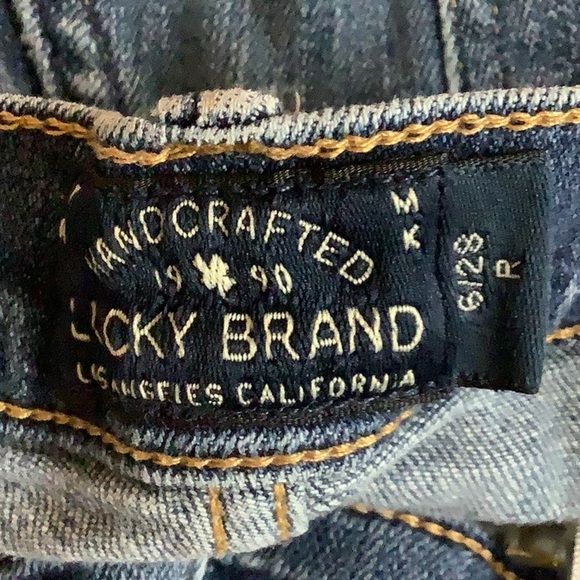 Lucky Brand Size 6 Regular Sweet’N Straight Denim Pants. Preloved. - Picture 4 of 6